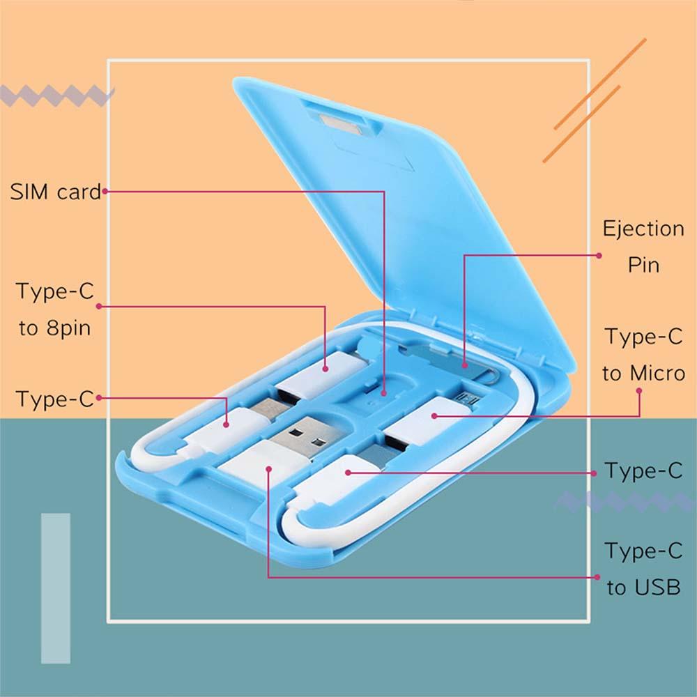 Multi-functional USB Cable Card Kit Storage Box-Veeddydropshipping