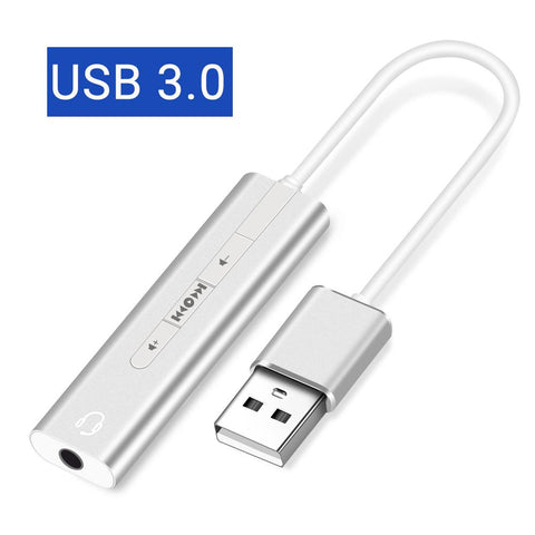 External Sound Card  Jack Audio Microphone Headphone Adapter-CO00157-Veeddydropshipping