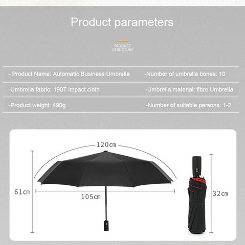Windproof Double Layer Resistant Umbrella-HA00973-Veeddydropshipping