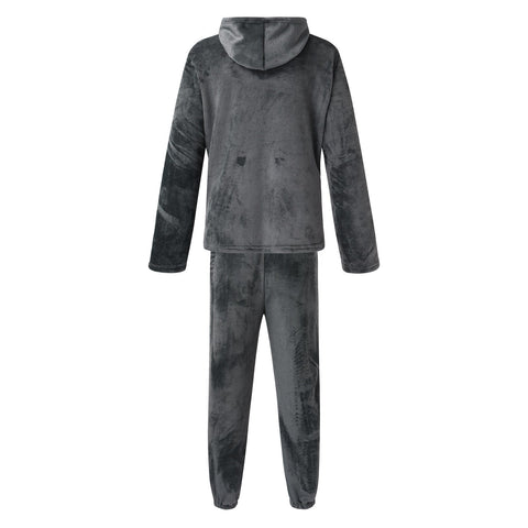Leisure Soft Home Solid Color Shirt Pants Pajama Set Home Service-MF01623-Veeddydropshipping