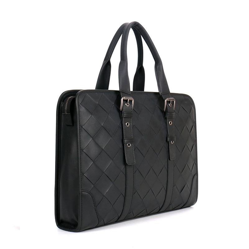 Genuine Leather Business Men&#39;s Briefcase Male Shoulder Bag Men Messenger-BS00511-Veeddydropshipping