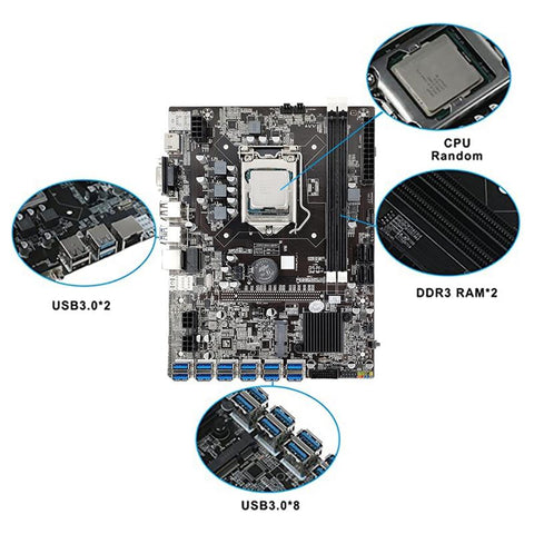 Motherboard CPU+Fan+Thermal Grease+Switch Cable-CO00004-Veeddydropshipping