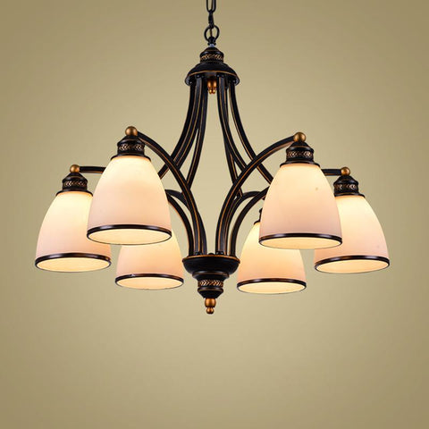 Chandelier Glass Shades Metal Lamp-TI00410-Veeddydropshipping