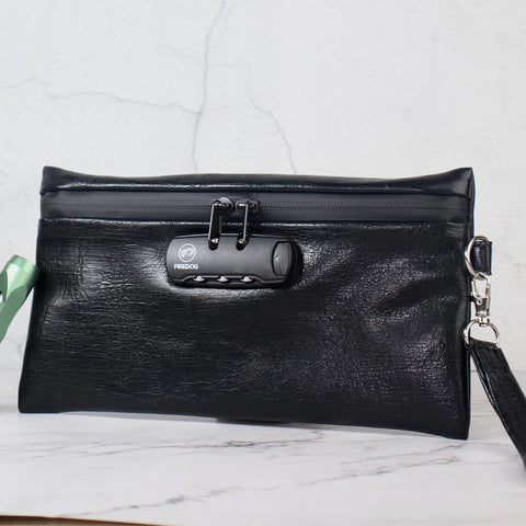 Bag with Combination Lock Carbon Lined Odor Proof Bag-BS00207-Veeddydropshipping