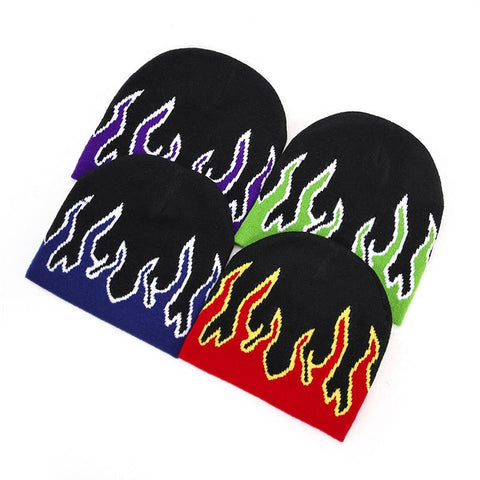 Flame Krangle Hat Winter Outdoor-MF00977-Veeddydropshipping