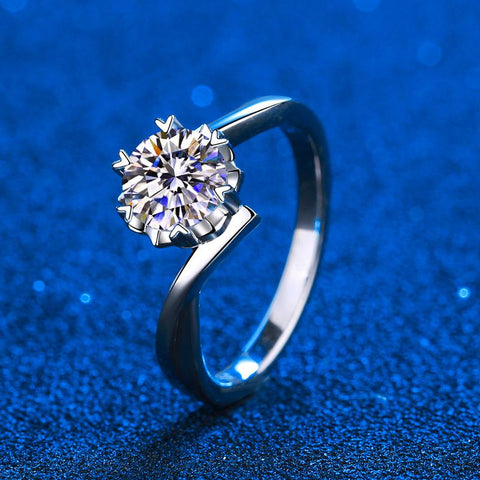 Customized 6CT Moissanite Diamond Bridal Set for Women-JW00007-Veeddydropshipping