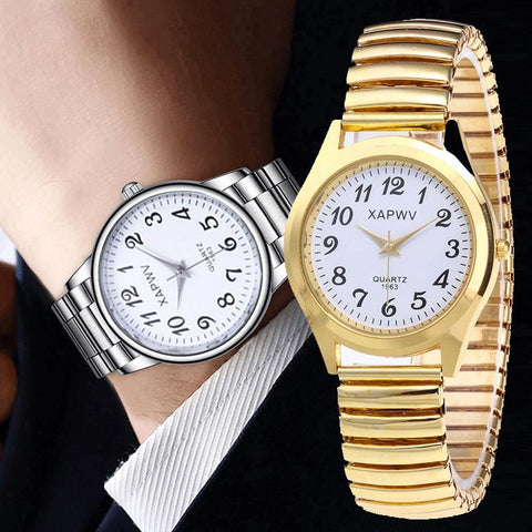 Fashion Quartz Wrist Watch Steel Strap Couple Watch Gift-JW00947-Veeddydropshipping