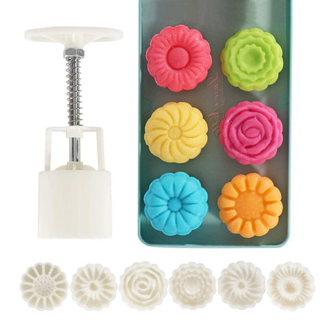 Mooncake Mould Plastic Mooncake Mold Press-HA01181-Veeddydropshipping