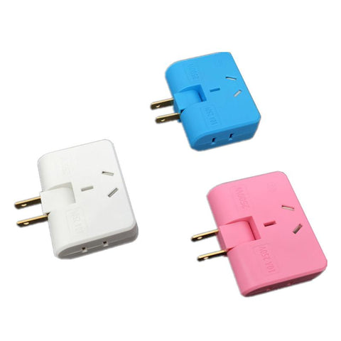 US Adapter One In Three Converter 180 Degree Rotation Extension Plug Wireless Outlet -CE00224-Veeddydropshipping
