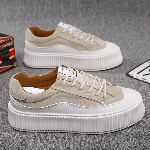 Sneaker Student Fashion Board Shoe Leather Comfortable-BS01397-Veeddydropshipping