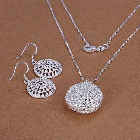 jewelry fashion pendant Necklace Earring women party set  -JW00347-Veeddydropshipping
