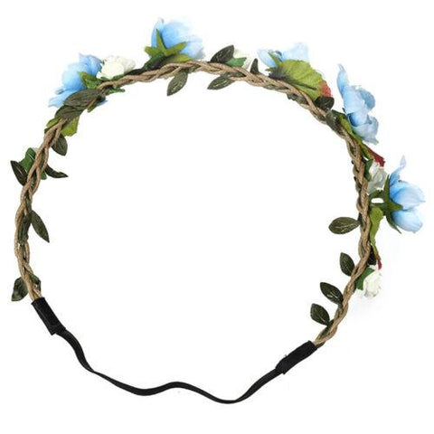 Flower Headband Head Garland Hair Band-WF01116-Veeddydropshipping