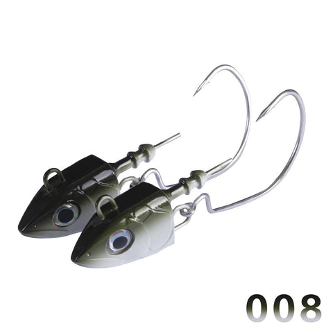 Fishing Black Minnow Soft Lure Jig Head 25g 40g 60g  90mm 110mm 125mm Wobbler -OS00385-Veeddydropshipping