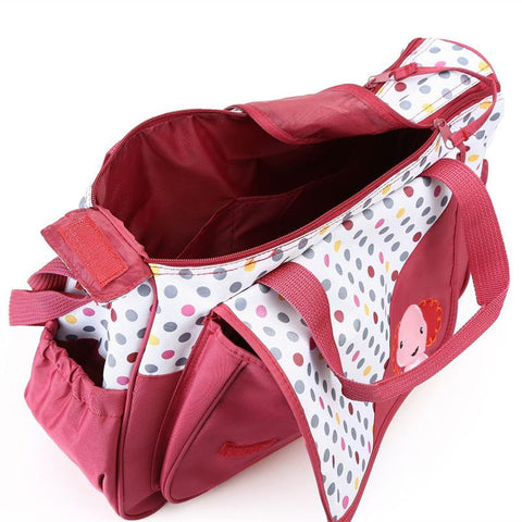 New Diaper bag 5 pieces set nappy tote bag large-TB00239-Veeddydropshipping