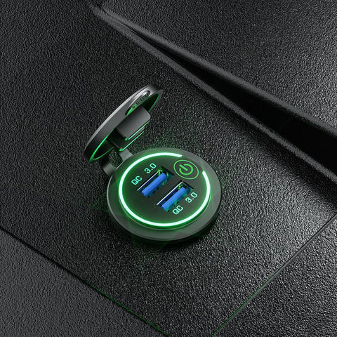 36W Car Charger Quick Charge 3.0 Dual-PA01150-Veeddydropshipping