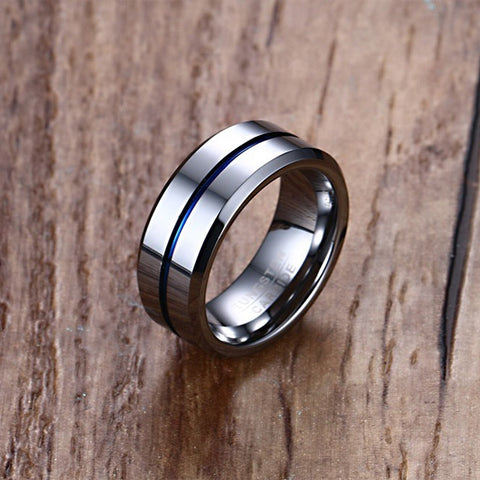 Wedding Band Tungsten Rings  Carbide Fashionable Jewelry -JW00406-Veeddydropshipping
