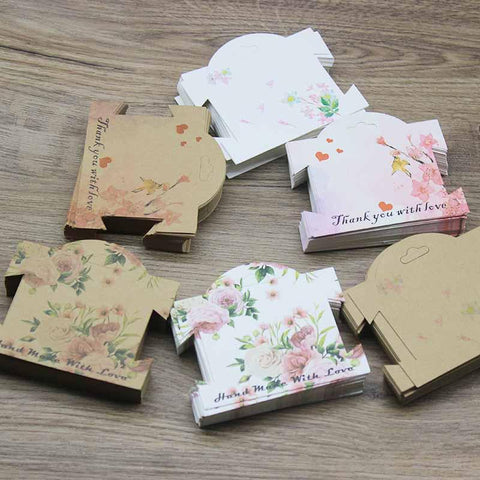 Hair Clip Cards Hair Accessories Jewelry Display Card -JW01659-Veeddydropshipping