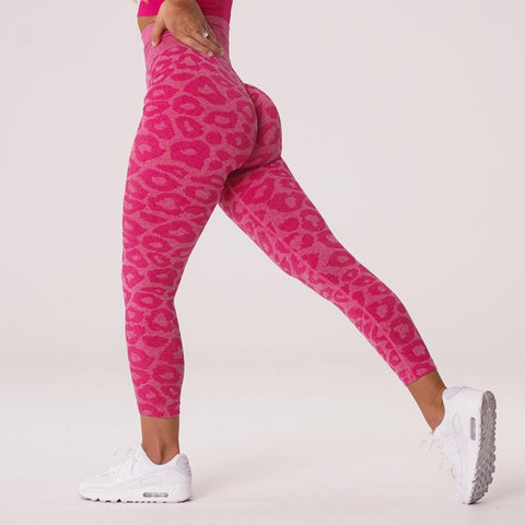 New Leopard seamless leggings for women fitness yoga pants high waist gym -OS00808-Veeddydropshipping