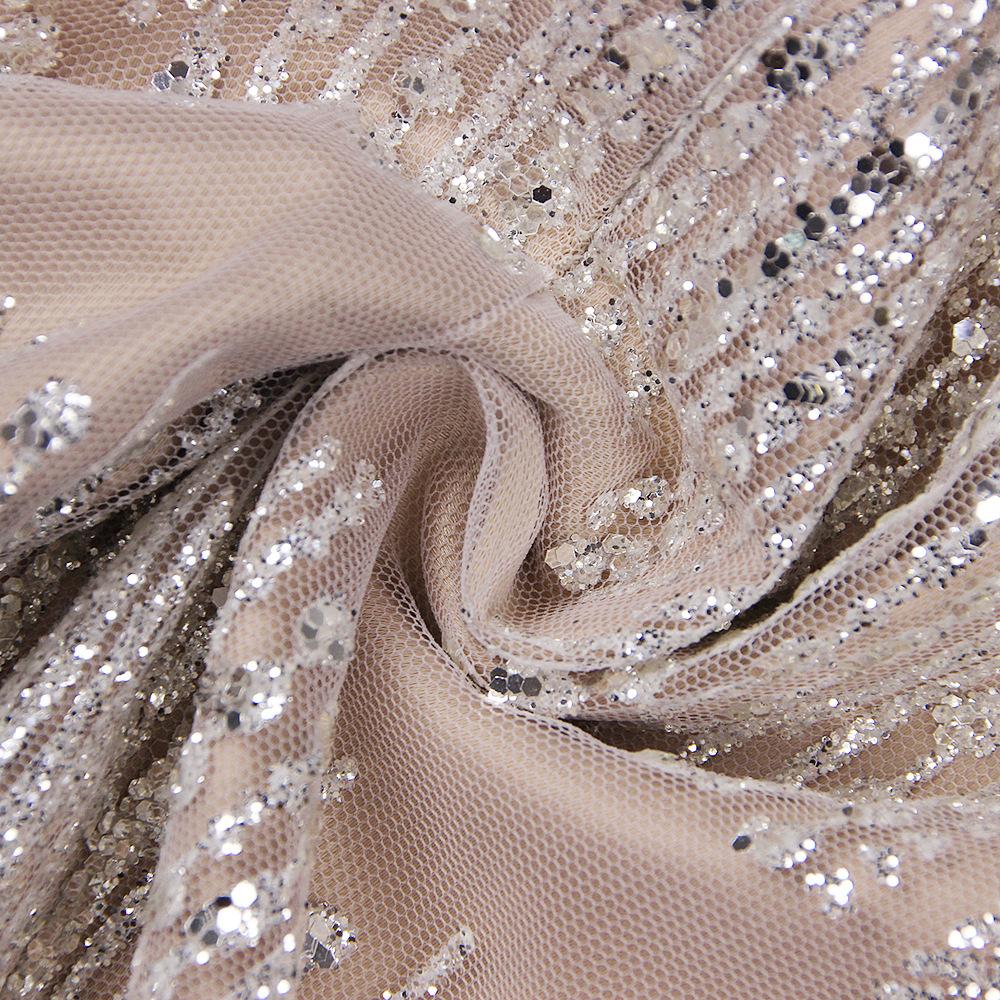 Prom Dress Crystal Sequins Glitter Sleeveless-Veeddydropshipping