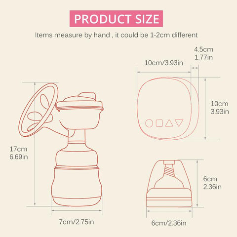 Electric Breast Pump Charged Easy Convenient Charged Easy Carry Outdoors-TB00664-Veeddydropshipping