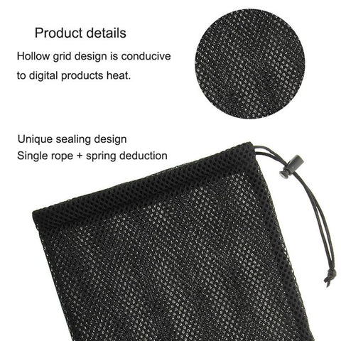 1Pcs Nylon Mesh Bag Women Cosmetic Bag Organizer USB Cable Earphone Charger Bag Portable-PA00936-Veeddydropshipping