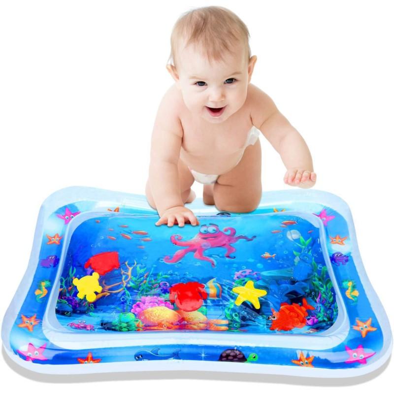 Baby Water Mat Inflatable PVC Crawling Training Activity Cushion Pat Toddler Summer Toys-Veeddydropshipping-1