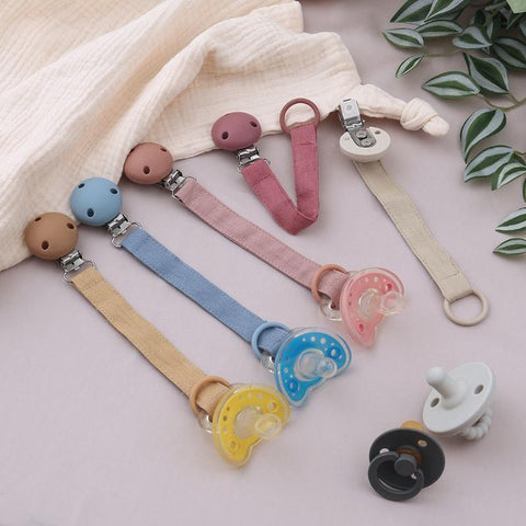 BPA Free Silicone Baby Pacifier Clips Newborn Silicone Soother Clip-TB00737-Veeddydropshipping