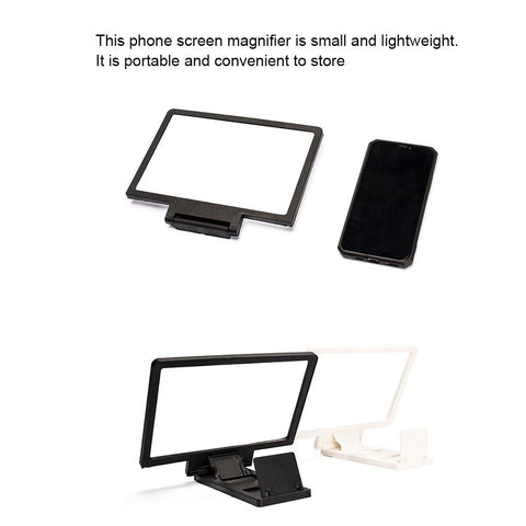 Phone Screen Magnifier Phone Magnifying Glass Screen Cellphone Desktop Phone Holder-PA00726-Veeddydropshipping