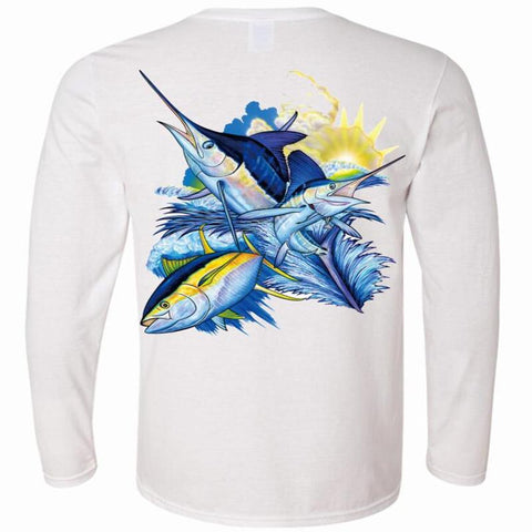 High Quality Custom Uv Protection Fishing Shirts Print Fishing Wholesale Custom -OS00491-Veeddydropshipping