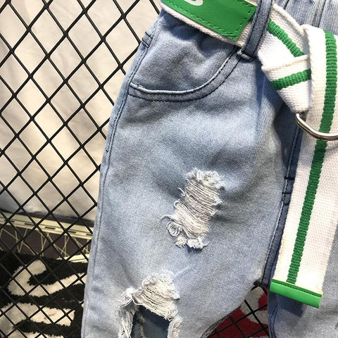 Children Broken Hole Pants Trousers Baby Boys Jeans Brand Fashion-TB01295-Veeddydropshipping