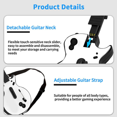 DOYO Wireless Guitar Hero Controller for PC PS3 Compatible With Clone-CE01319-Veeddydropshipping