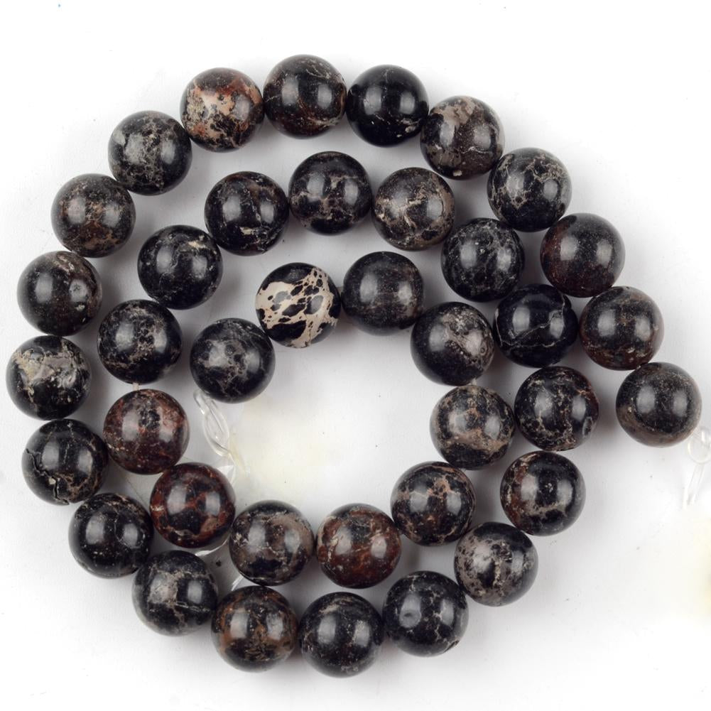 Natural Stone Beads Colorful Round Beads For Jewelry Making DIY -JW01513-Veeddydropshipping