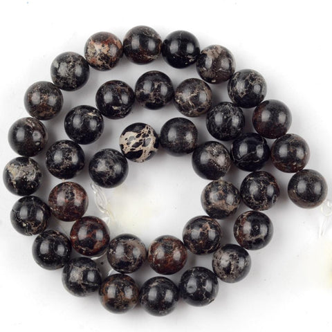 Natural Stone Beads Colorful Round Beads For Jewelry Making DIY -JW01513-Veeddydropshipping
