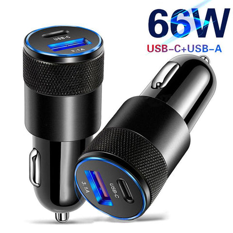 30W QC PD 4.0 3.0 Quick Charge Car Phone Charger For iPhone-PA01196-Veeddydropshipping