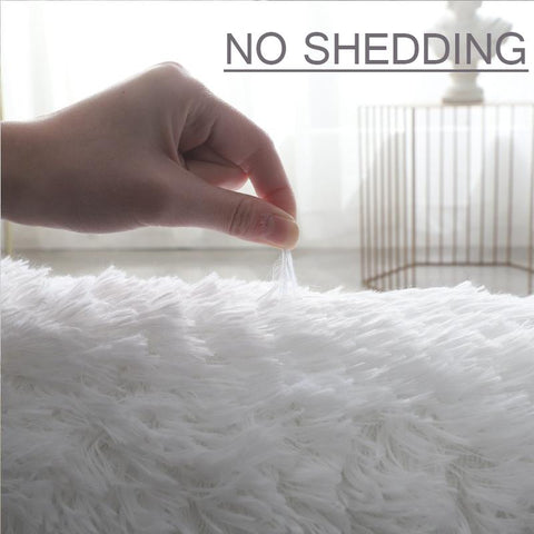 Plush Round Rug Fluffy Carpets Soft Home Decor-HA00480-Veeddydropshipping