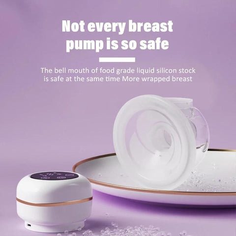 Hands Free Milk Pump Wearable Electric Breast Pump LCD Display Low-TB00652-Veeddydropshipping