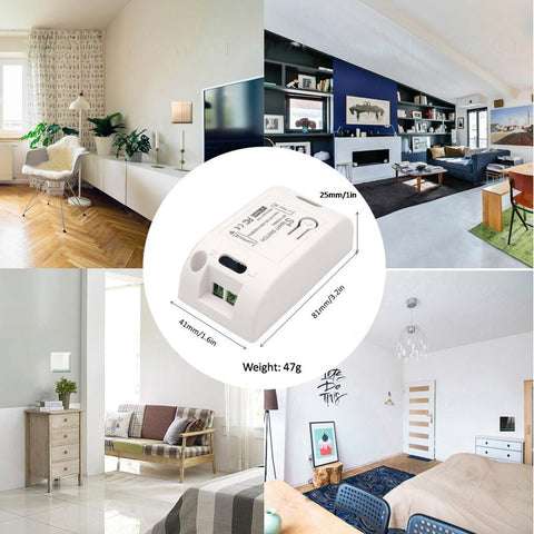 WenQia Touch Light Switch Wireless Remote Control 433MHz AC 110V 220V-TI01105-Veeddydropshipping