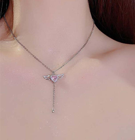 Heart Pendant Necklace For Woman Minimalist Jewelry -JW01250-Veeddydropshipping