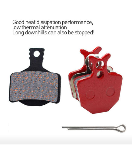 2 Pairs (4 pcs) MTB Bicycle Hydraulic Disc Brake Pads Semi-Metallic-AM00168-Veeddydropshipping