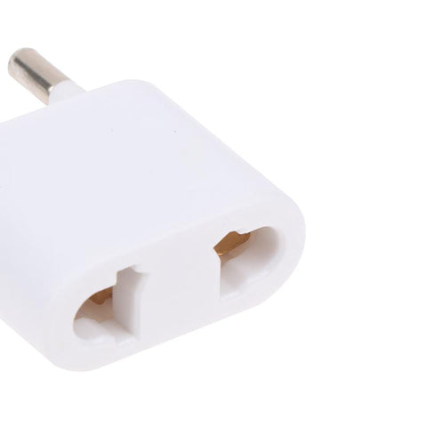 EU Plug Adapter Travel Adapter CN US To EU KR Brazil Israel White Power Adapter -CE00123-Veeddydropshipping