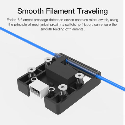 End-3 Max/End-6 3D Printer's Creativity End-3 V2 Filament Exhaustion Sensor Detection Module-Veeddydropshipping