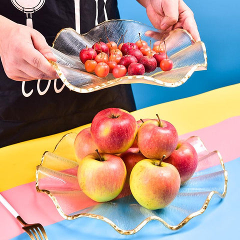 Nordic Glass Tableware Plate Breakfast Plates-HA01312-Veeddydropshipping