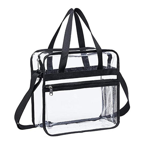 Handbags PVC Transparent Waterproof Tote Bags Casual Women Shoulder-BS00154-Veeddydropshipping