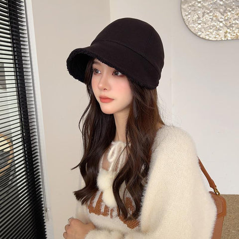 Women Winter Hat Thick Warm Baseball Cap-WF01381-Veeddydropshipping