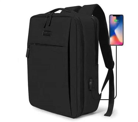 Waterproof School Backpacks USB Charging Business Travel Bag-BS00345-Veeddydropshipping