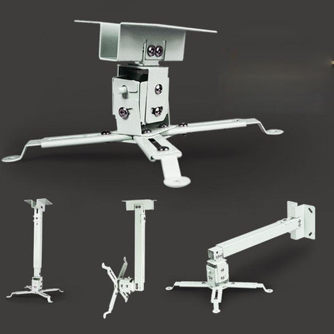 White Color Beamer Ceiling Mount 43 To 65cm Working Distance-CE00856-Veeddydropshipping