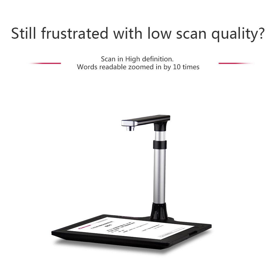 Scanner W1200 Pro Book Document Camera, 12 Mega-pixel, Camera 1200dpi HD, Capture Size A3, A4, A5,-Veeddydropshipping