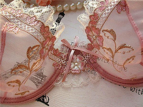 women sexy transparent lace underwear bra set-WF00710-Veeddydropshipping