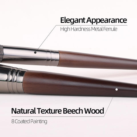 Face Makeup Brush Tapered Highlighter Cosmetic-BH00747-Veeddydropshipping