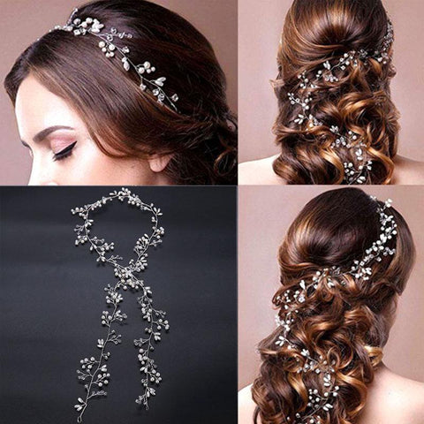 Wedding Hair Combs Hair Accessories-WF01280-Veeddydropshipping